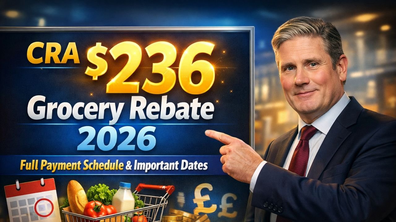 CRA $236 Grocery Rebate 2026: Full Payment Schedule & Important Dates