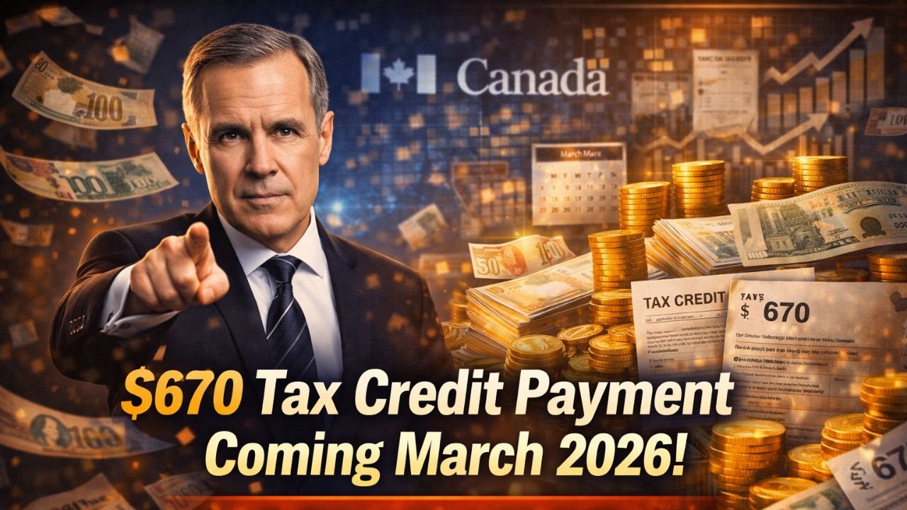 CRA $670 Tax Credit Payment Coming March 2026 – Full Details & Eligibility