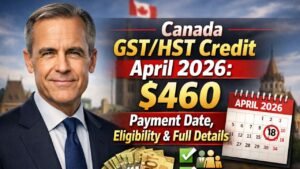 Canada GST/HST Credit April 2026: $460 Payment Date, Eligibility & Full Details