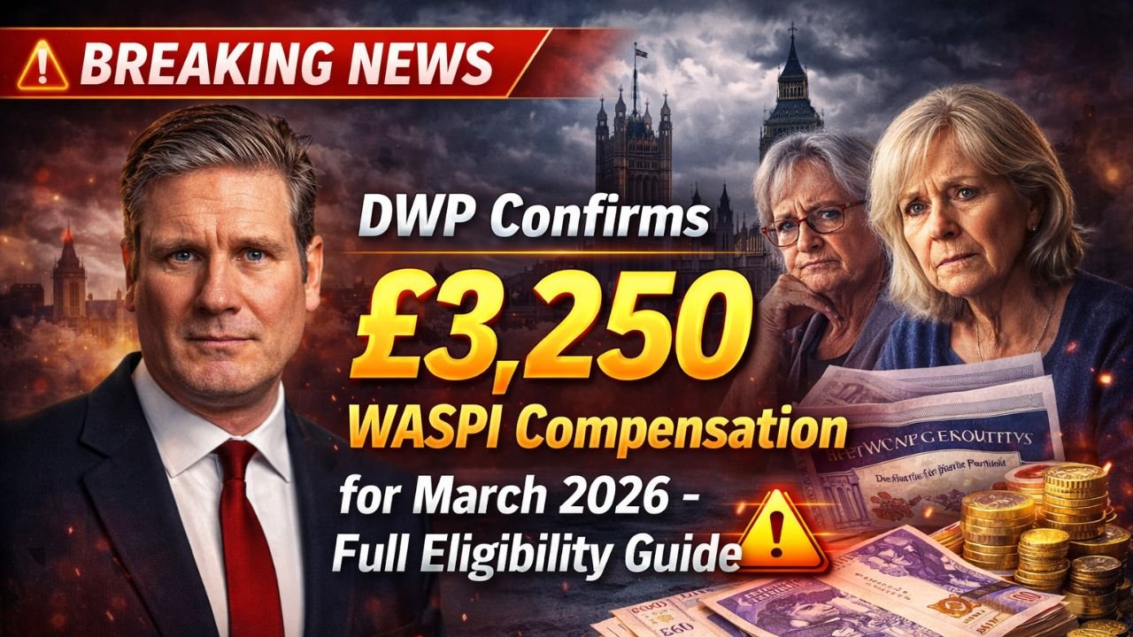 DWP Confirms £3,250 WASPI Compensation for March 2026 – Full Eligibility Guide
