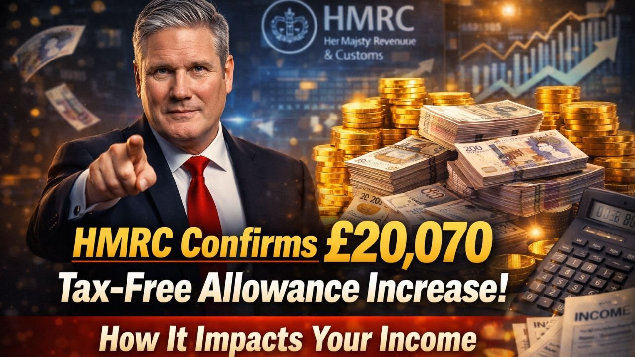 HMRC Confirms £20,070 Tax-Free Allowance Increase – How It Impacts Your Income