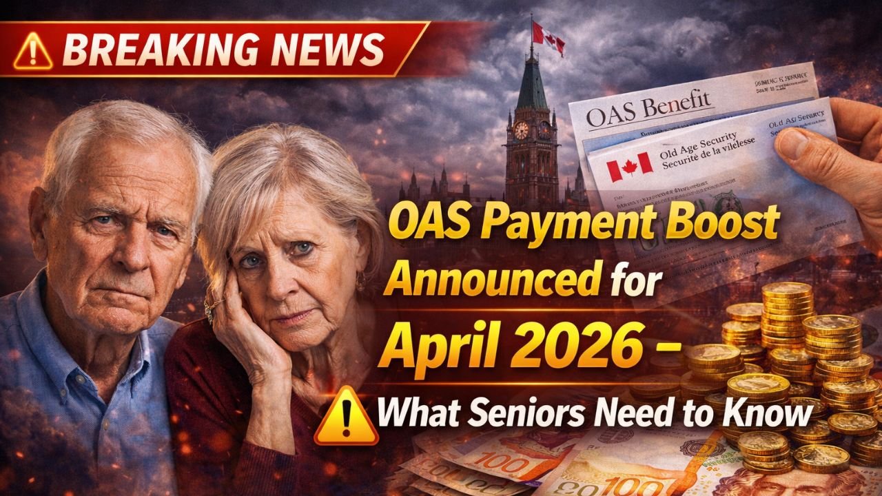 OAS Payment Boost Announced for April 2026 – What Seniors Need to Know