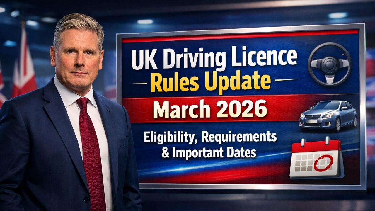 UK Driving Licence Rules Update March 2026: Eligibility, Requirements & Important Dates