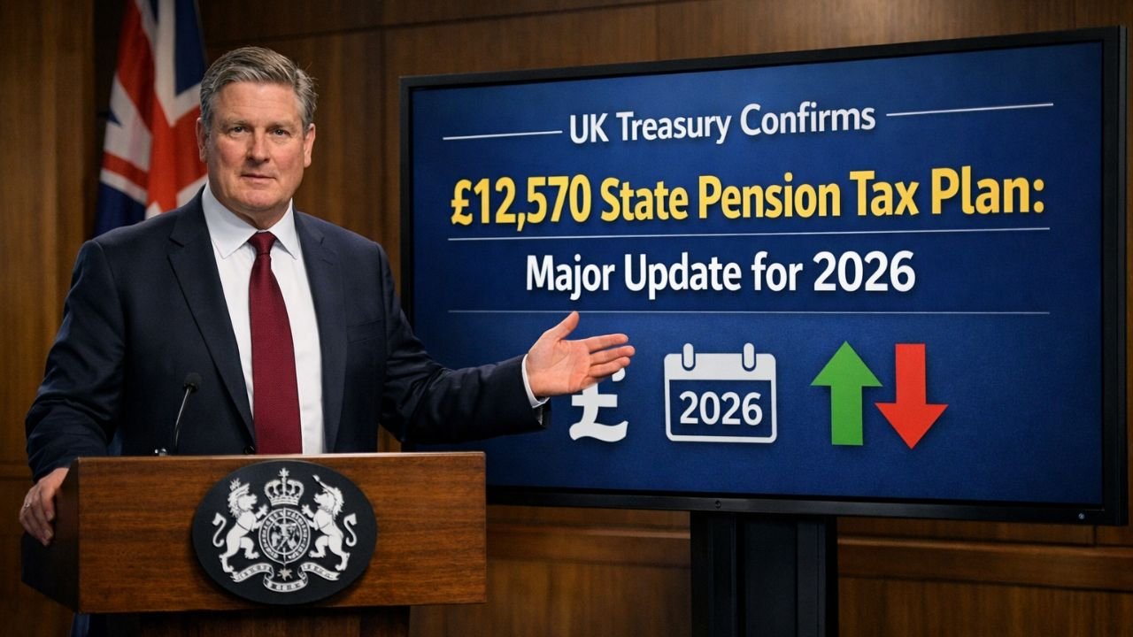 UK Treasury Confirms £12,570 State Pension Tax Plan: Major Update for 2026